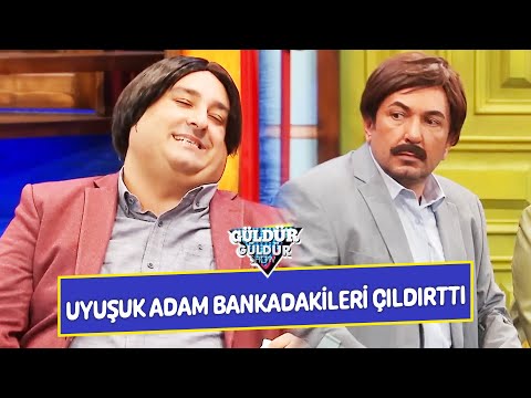 Uyuşuk Adam Bankadakileri Çıldırttı! - Güldür Güldür Show