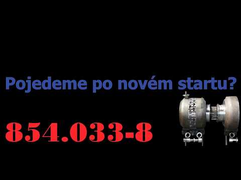 Sounds of the departures of class ČD 854 (#3) with improved visual indication + a malfunction