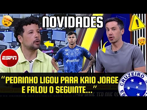 "PEDRINHO CALLED HIM RIGHT AWAY!" - PEDRINHO ACTED IMMEDIATELY AND CRUZEIRO'S RESPONSE SHOCKS THE...