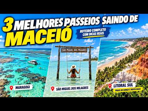 3 MELHORES PASSEIOS EM MACEIÓ: Maragogi, Milagres e Litoral Sul