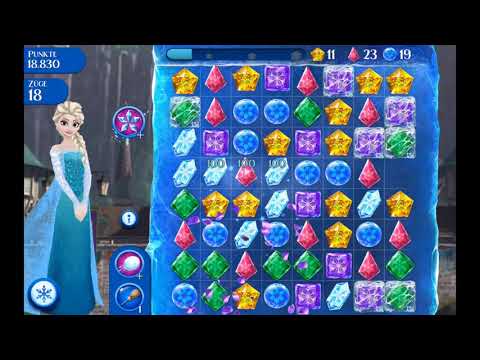 Frozen Free Fall 💎 💍 Level 46 ⭐⭐ 2021 - Match 3 Game Puzzle NO Booster Android Gameplay ✅