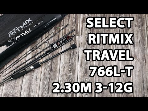 Компактний спіннінг Select Ritmix Travel 766L-T 2.30m 3-12g Fast (6 част.), з чохлом та тубусом в комплекті