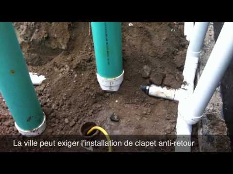 comment poser drainage maison