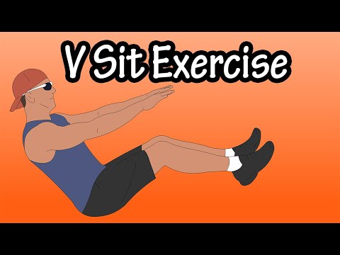 How To Do, Perform The V Sit Exercise For Beginners