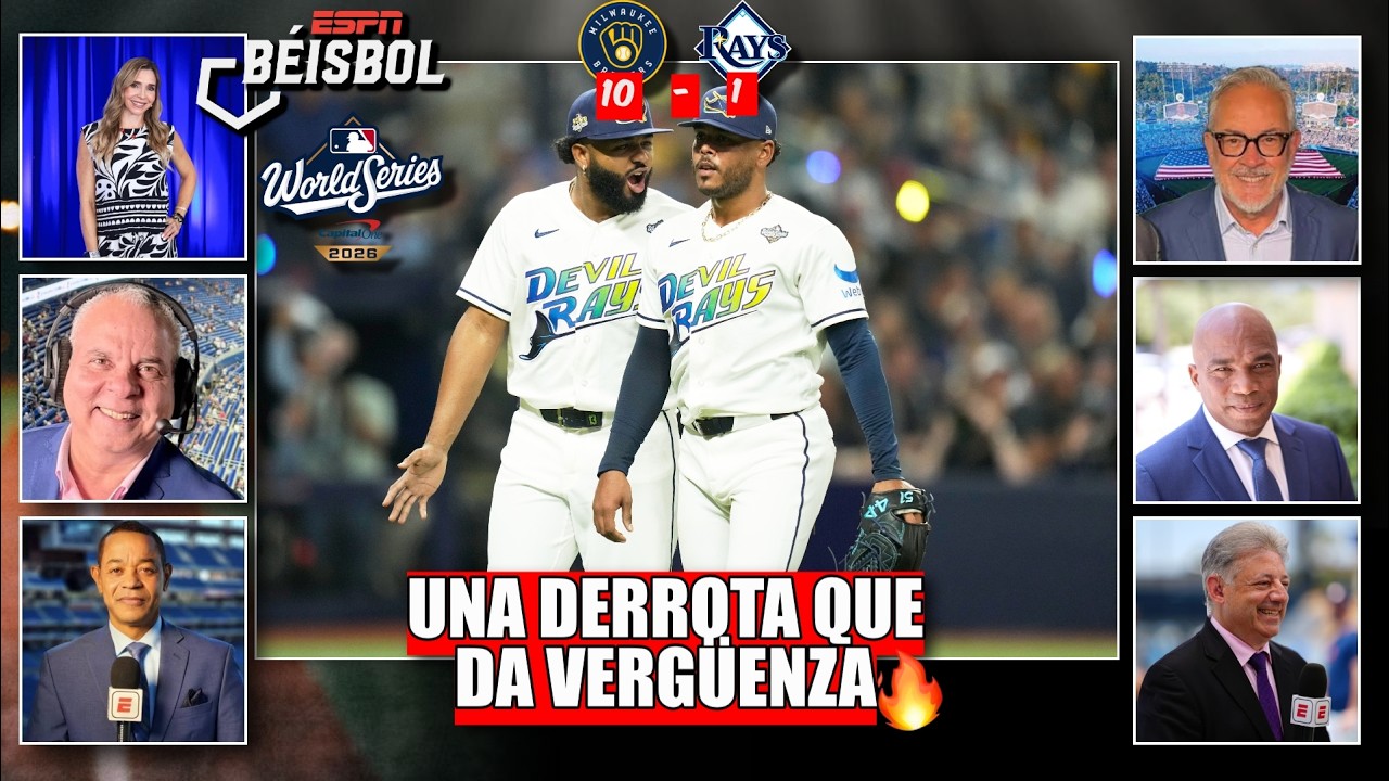 ¡INDIGNACIÓN TOTAL! A TAMPA BAY RAYS le debería dar VERGÜENZA la DERROTA vs BREWERS | ESPN Beisbol