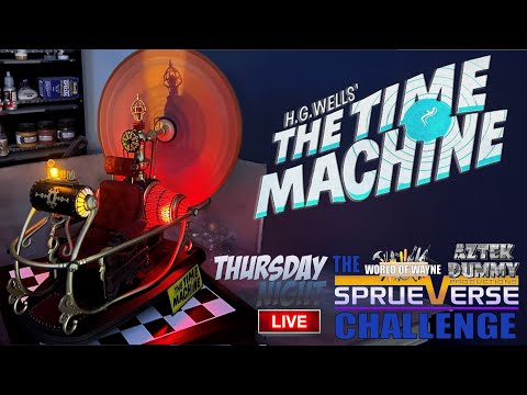 The Sprueverse Challenge LIVE - Build the 1960 1:6 Scale Time Machine - The Reveal