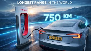 מי צריך תחנת טעינה? טסלה מודל 3 עם 750 ק"מ במבחן דרכים