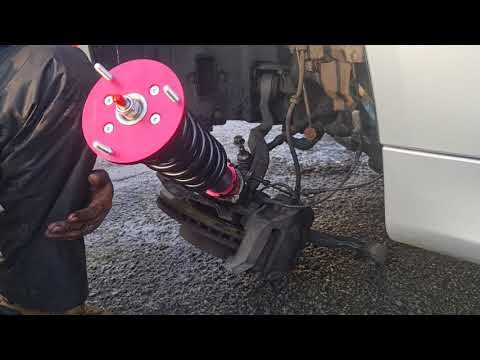 BMW E60 MAXSPEEDINDRODS Full Coilover Instal and Adjustment