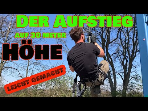 Tutorial zum Aufstieg am Seil.