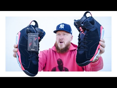 HOW GOOD ARE THE JORDAN 6 INFRARED SALESMAN SNEAKERS?! (Early In Hand & On Feet Review)