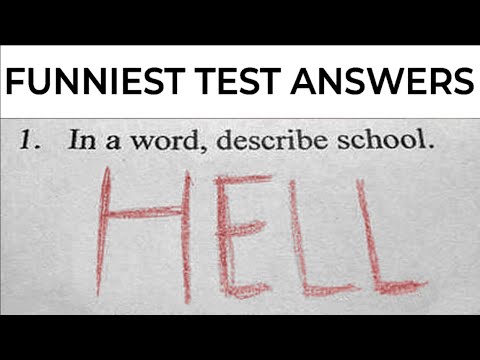 FUNNIEST KID TEST ANSWERS