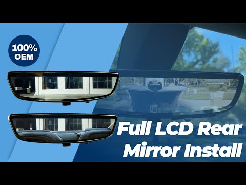 2021-2023 GM® Full-Size SUV - Factory OEM Digital Rear View Camera Mirror Full-LCD Display Install