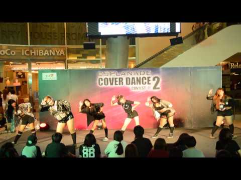 Crazy Blossom cover K-pop -I ntro + I go crazy because of you @ Esplanade Stage 2 (audition) 150613