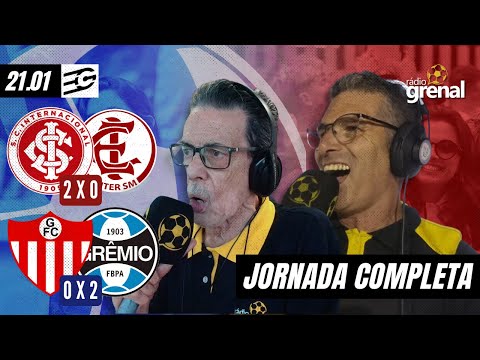 JORNADA COMPLETA | INTER (2) X (0) INTER-SM | GUARANY (0) X (2) GRÊMIO | GAUCHÃO | 21/01/2026