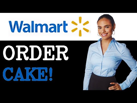 How To Order A Customized Cake On Walmart (2025)