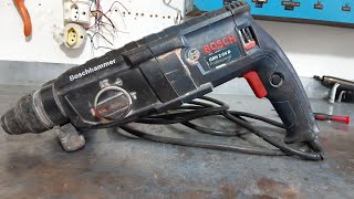 como trocar o carvão do martelete bosch gbh2-24d | veja como retirar e colocar as escovas de carvão