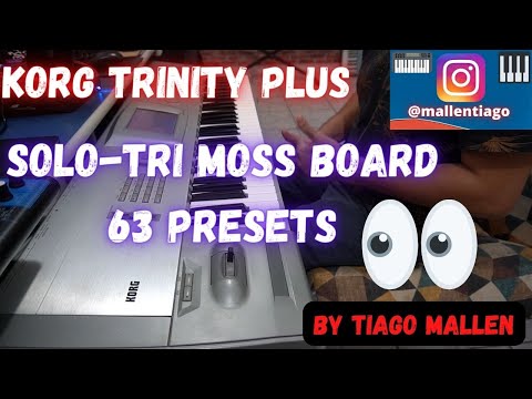 KORG TRINITY PLUS (SOLO-TRI Board) - 63 PRESETS. TEST by TIAGO MALLEN #korg #tiagomallen #trinity