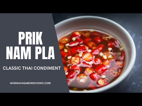 Prik Nam Pla Thai Sauce Recipe