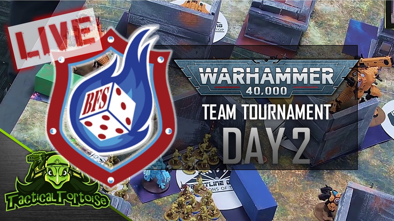 🔴Battle For Salvation Team Championship | Day 2 | Live 40k Team Tournament Coverage
