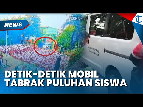 DETIK DETIK Mencekam MOBIL Tabrak Puluhan Siswa SD Kalibaru Cilincing, Sopir Nyaris Dimassa Warga
