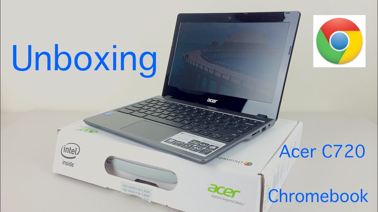 Acer C720 Chromebook Unboxing and Setup - 11.6" screen- 2GB RAM