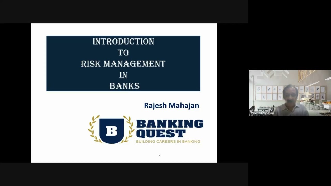 Introduction to Risk Management in Banks