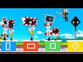 Various Square Railroad Crossing Collection