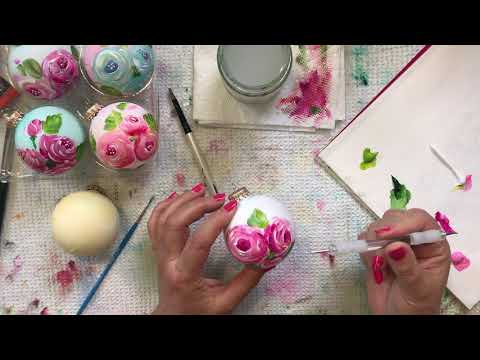 Hand Painted Christmas Ornaments: In the Studio with...