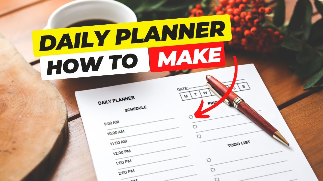 Daily Planner To-Do List: How To Make Printables to Sell