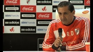 Ramón Díaz: "Nunca me enojo, pero sí estoy un poco caliente"