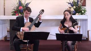 Gigue from Partita BWV1004 - Marissa Carroll and Joel Woods - 'PlettroMano'