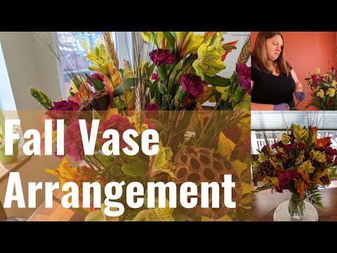 Fall Flower Vase