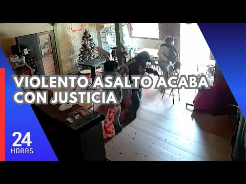 Oxapampa: ladrón asalta a mujer en restaurante y termina siendo castigado por vecinos