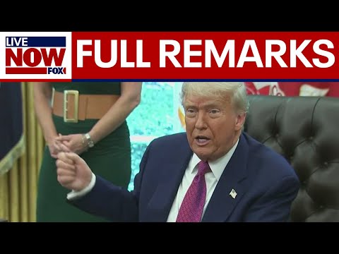 Video | Trump talks wildfire prevention and anti-ICE protests