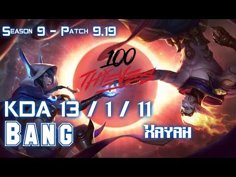 100 Bang XAYAH vs JINX ADC - Patch 9.19 KR Ranked