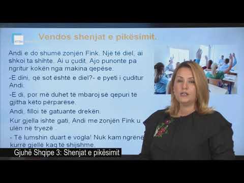 Gjuhë Shqipe 3 - Shenjat e pikësimit