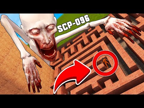 SCP 096 VS ЛАБИРИНТ С ТЕЛЕПОРТАМИ! SCP В ЛАБИРИНТЕ! (СКРОМНИК)