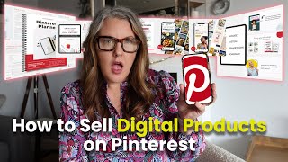 How to Sell Digital Products on Pinterest | Learn how to do it and make more sells using Pinterest!