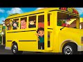 Wheels on the Bus Going a Bear Hunt Adventure Song (Animal Version) Nursery Rhymes & Kids Songs