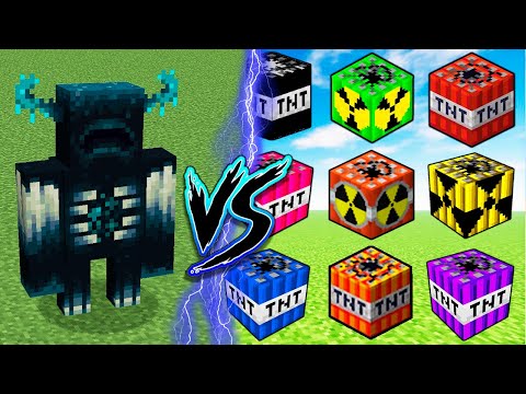 EPIC Warden TNT Showdown | Minecraft Mob Battle