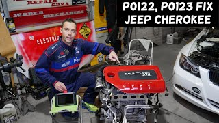 JEEP CHEROKEE CODE P0122 P0123 ENGINE LIGHT ON 2014 2015 2016 2017 2018 2019 2020