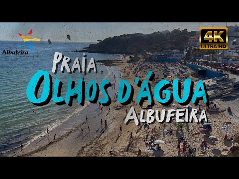 Albufeira 2021-Praia dos olhos-d’água-Portugal  4K