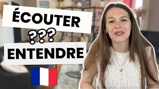 LA DIFFÉRENCE ENTRE "ENTENDRE" ET "ÉCOUTER" 🙉