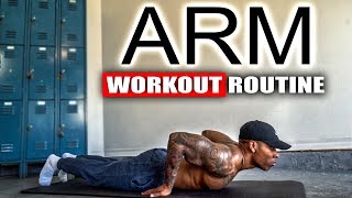 10 MINUTE BICEP & TRICEP WORKOUT (NO EQUIPMENT)
