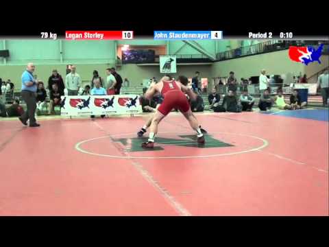 Logan Storley vs. John Staudenmayer at 2013 ASICS University Nationals - FS