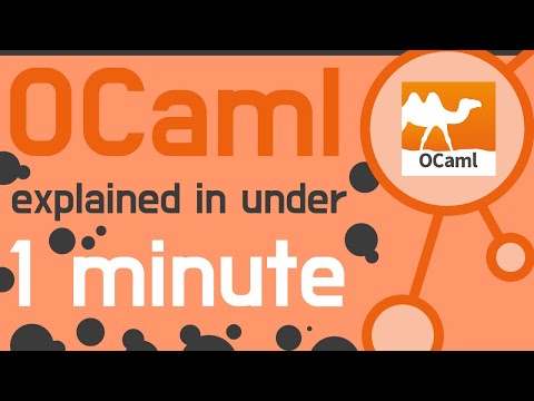 OCaml EXPLAINED in UNDER 1 MINUTE