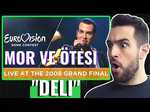 Mor ve Ötesi - Deli - Live 2008 Eurovision Song Contest║REACTION!