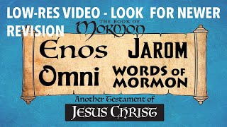 Come Follow Me Enos, Jarom, Omni, Words of Mormon Book of Mormon Ponderfun. (REVISED in newer video)