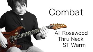 Video thumbnail for 【タメシビキ！】Combat All Rosewood Thru Neck ST Warmを弾いてみた！in B.U.G. by 山口和也