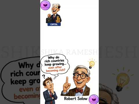 Thumbnail for Solow's Model of Growth in 60 seconds | Last Minute Economics by Macroeconomics